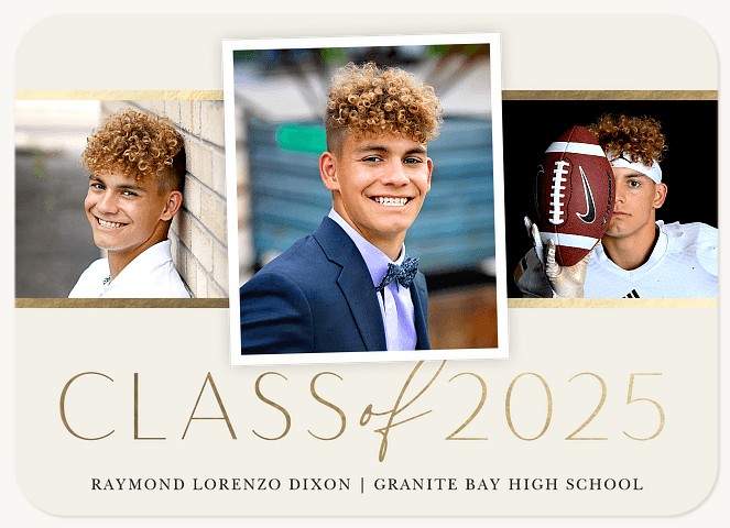 Class Trio Graduation Announcements