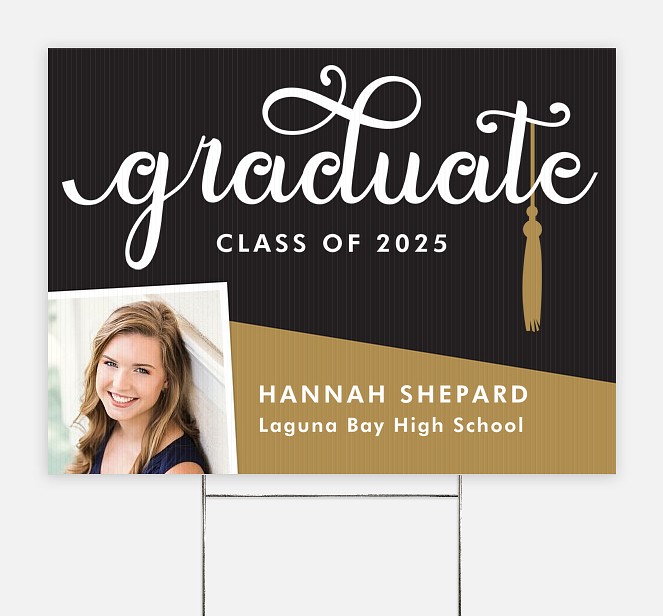 Fanciful Grad Graduation Yard Signs