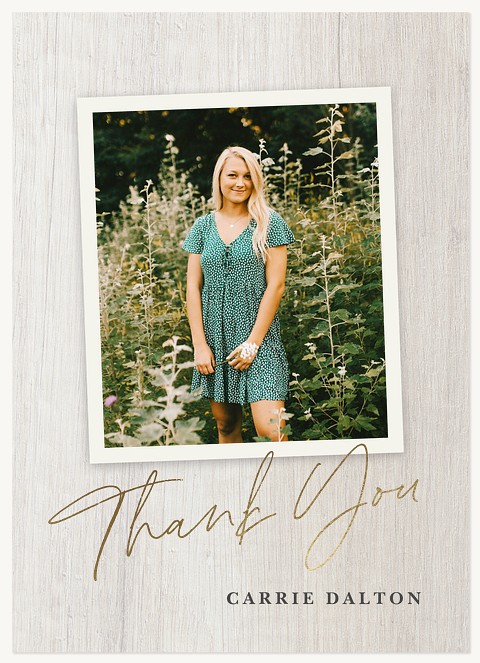 Farmhouse Calligraphy Graduation Thank You Cards