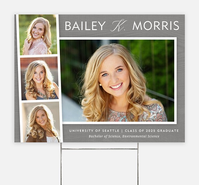 Photo Strip Graduation Yard Signs