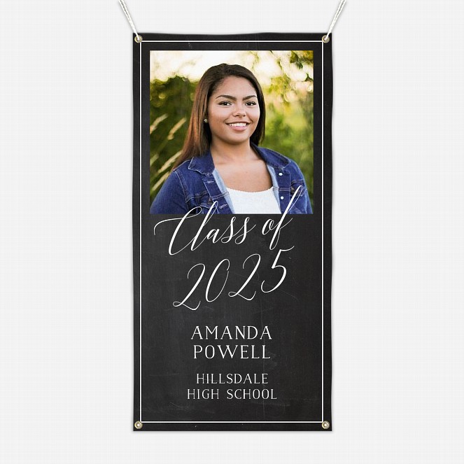 Elegant Chalkboard Graduation Banners