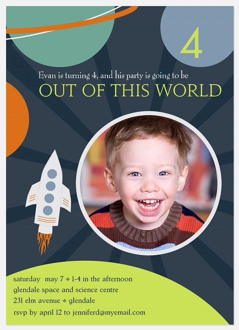 Ready for Takeoff Kids' Birthday Invitations