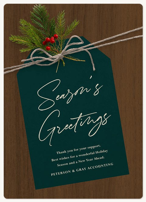 Evergreen Greetings Holiday & Christmas Magnet Cards