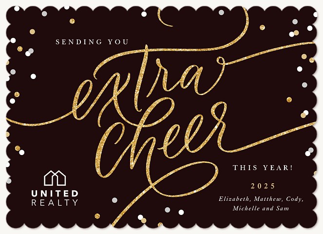 Extra Cheer Business Holiday Cards