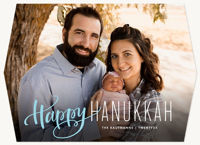 Hand-Lettered Hanukkah Hanukkah Cards