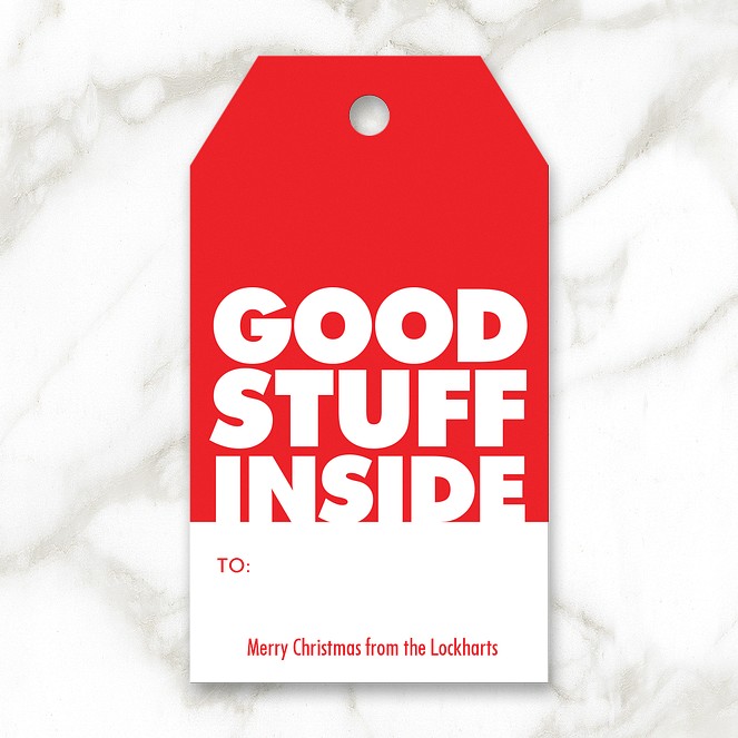 Good Stuff Custom Gift Tags