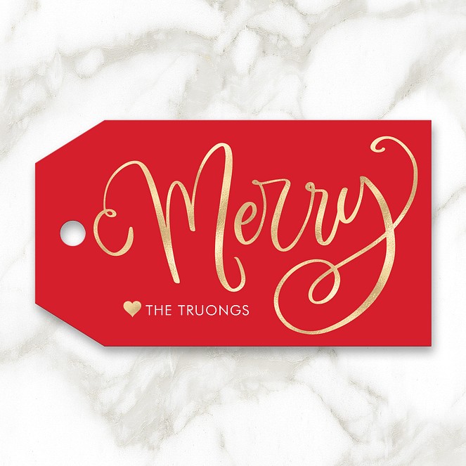 Big Merry Custom Gift Tags