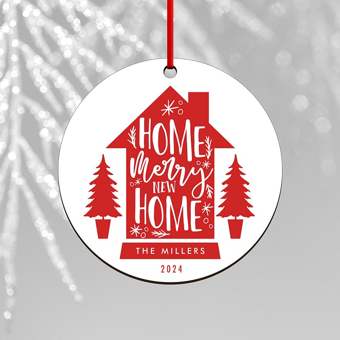 New Home Custom Ornaments