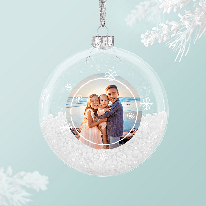 Snow Globe Personalized Ornaments