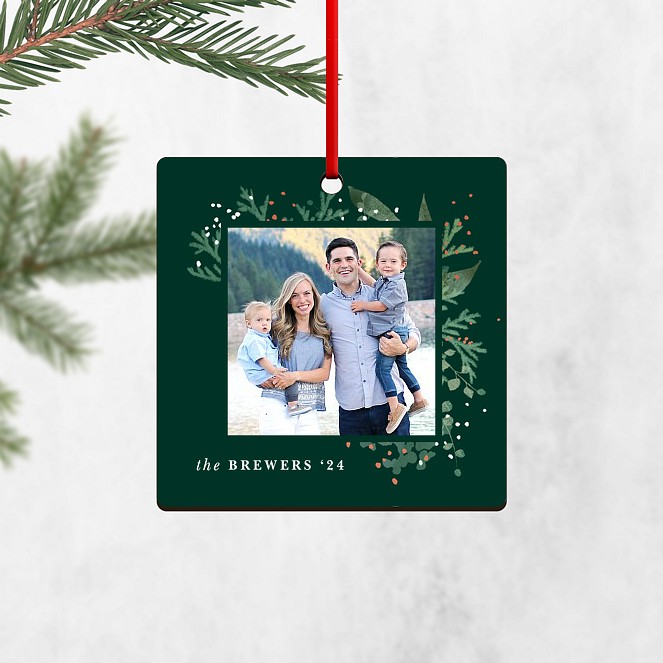 Wintergreen Personalized Ornaments