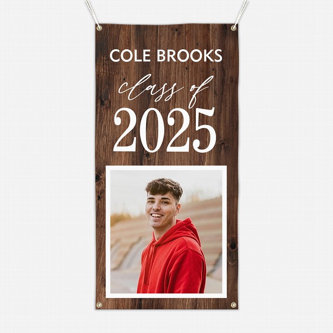 Classic Timber Graduation Banners