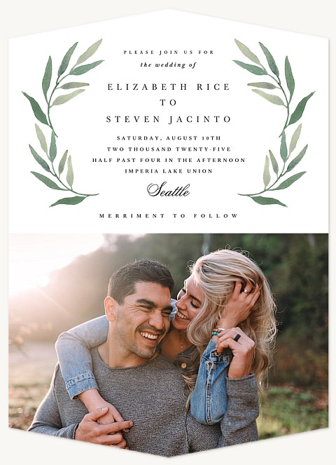 Loving Laurels Wedding Invitations