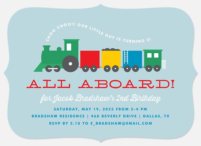 Bells & Whistles Kids' Birthday Invitations