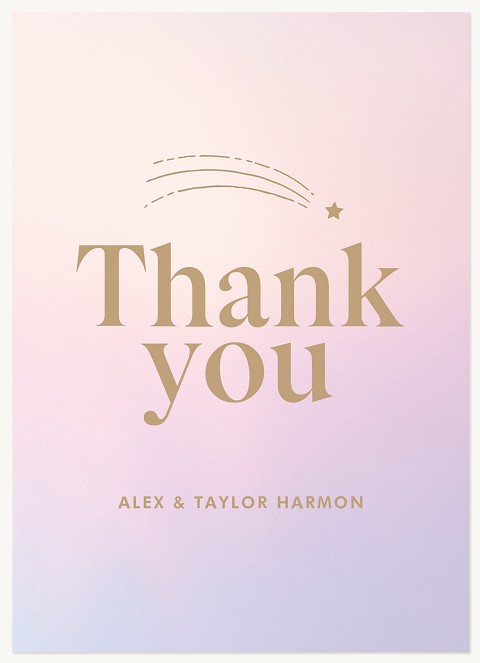 Soft Dusk Thank You Cards 
