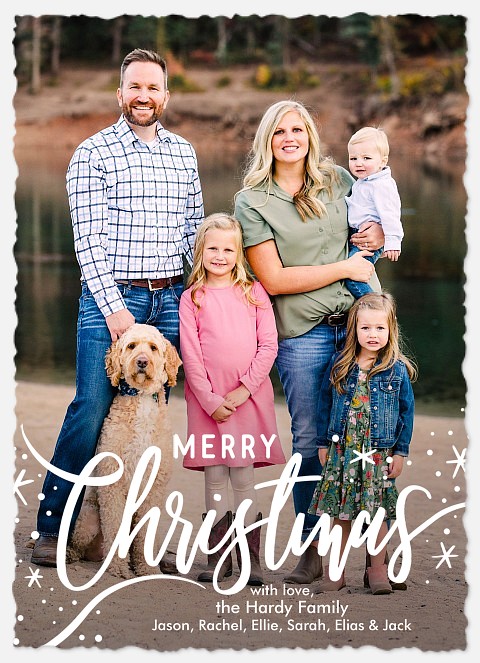 Magical Christmas Holiday Photo Cards