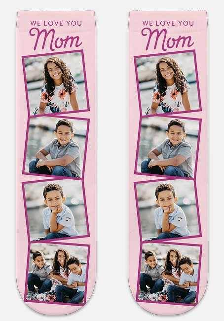 Multi-Photo Mom Custom Socks