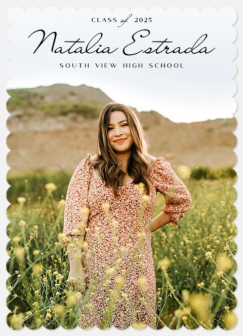 Graceful Statement Graduation Cards