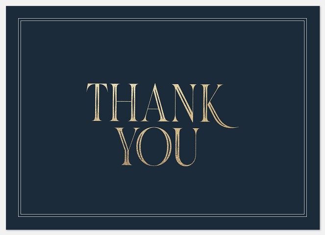 Inline Thanks Wedding Thank You Cards