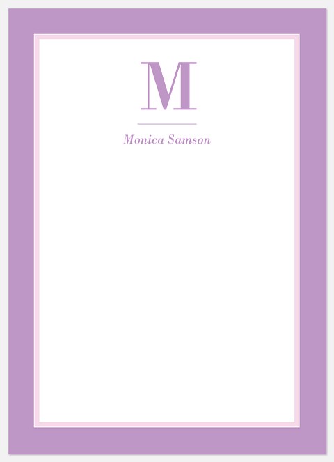 Sweet Lilac Showers Thank You Cards for Babies