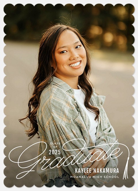 Tassel Flourish Graduation Cards
