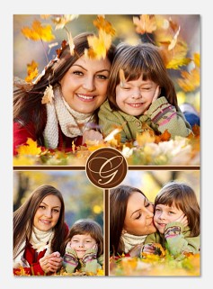 Classic Brown Initial