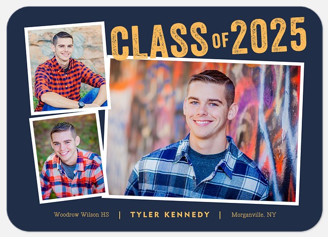 Tilted Frames Graduation Cards