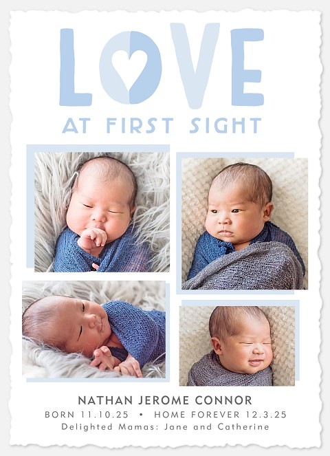 Love at First Sight Adoption Announcements