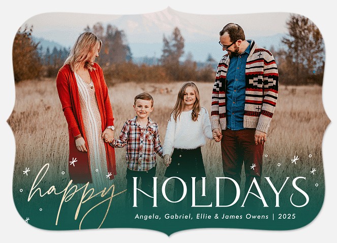 Winter Wishes Holiday Photo Cards