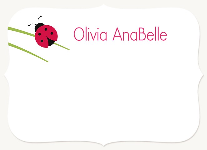Ladybug Stationery For Kids