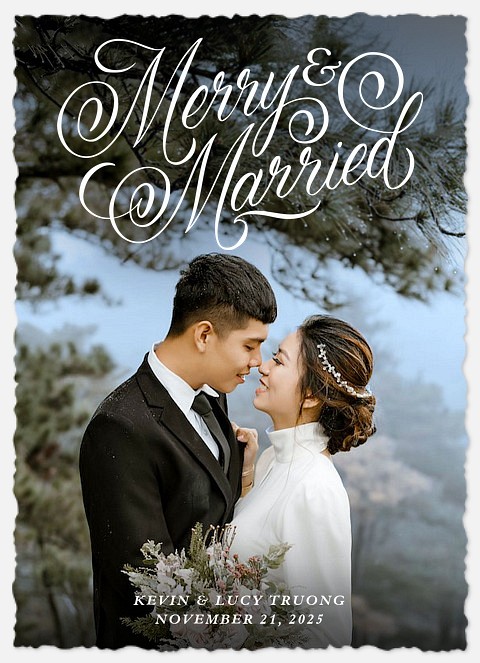 Newlywed Joy Newlywed Christmas Cards