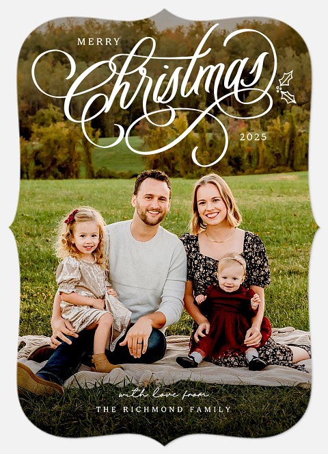 Fanciful Greetings Holiday Photo Cards