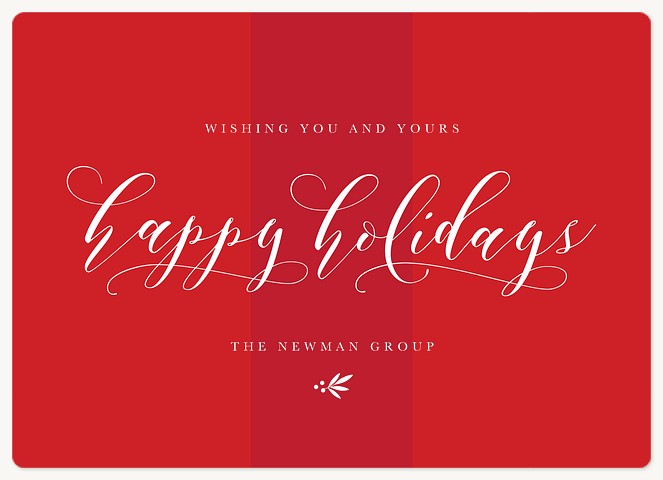 Classic Merry Holiday & Christmas Magnet Cards