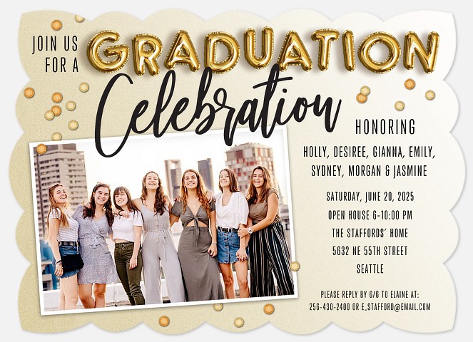Graduation Balloons Graduation Cards