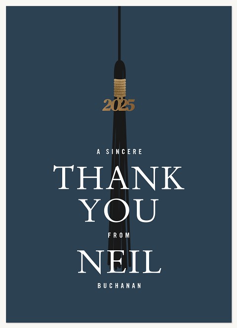 Grad Year Tassel Thank You Cards 
