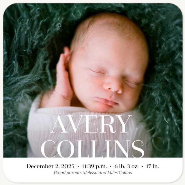 On Horizon Baby Announcements