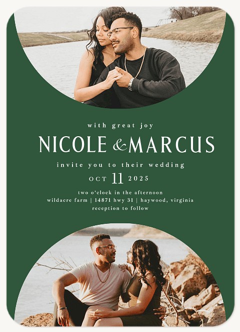 Lovely Arch Wedding Invitations