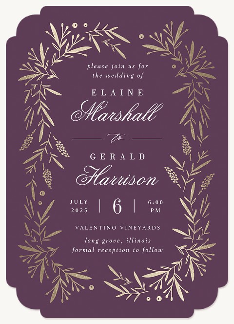 Enchanted Harvest Wedding Invitations