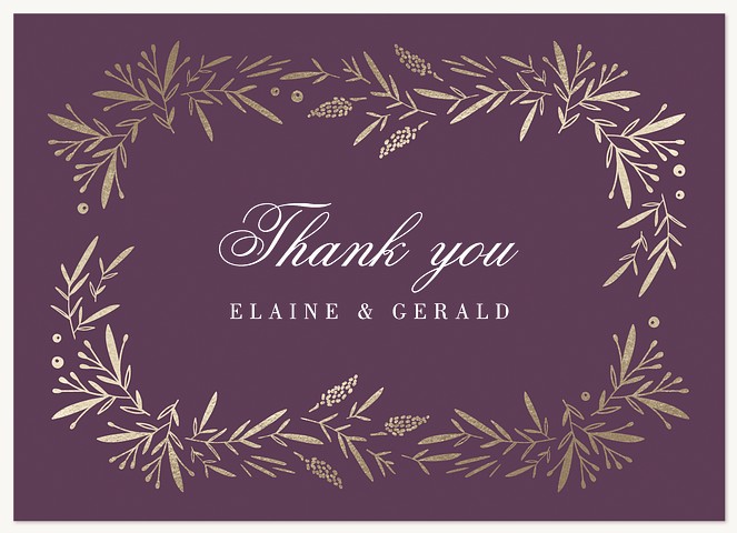 Enchanted Harvest Thank You Cards 