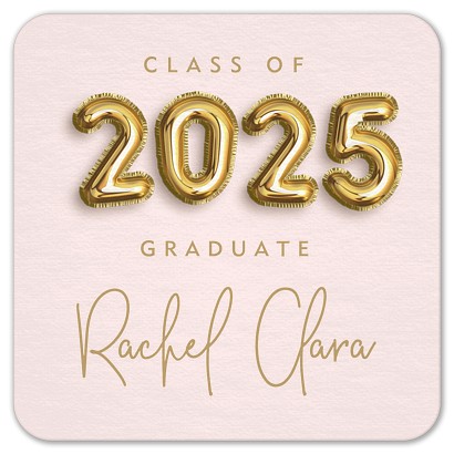 Golden Balloons Custom Coasters