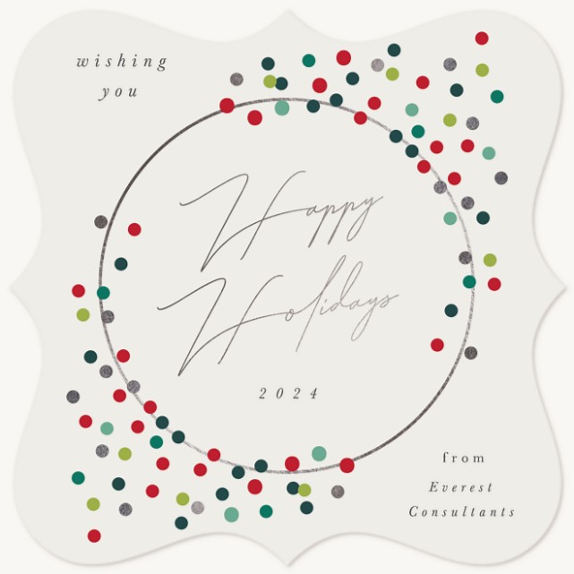 Holiday Sprinkles Business Holiday Cards