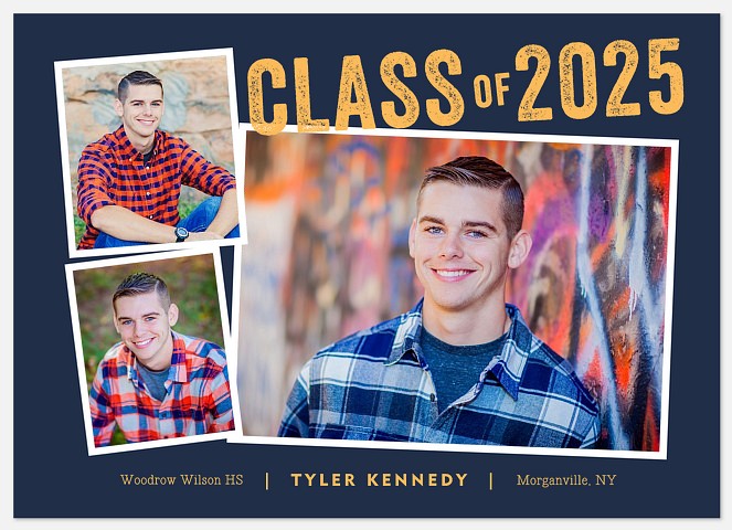 Tilted Frames Graduation Cards