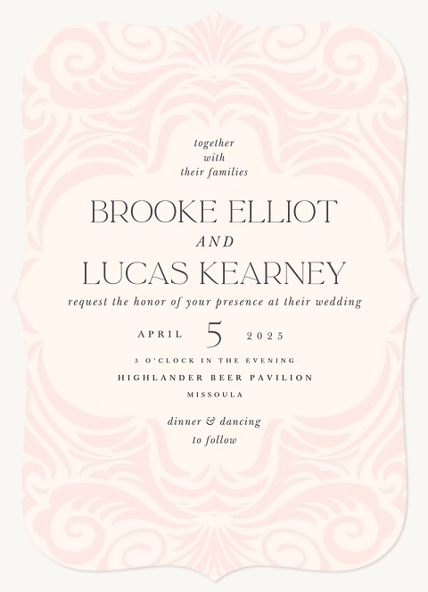 Brocade Wedding Invitations