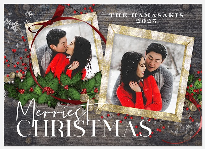 Christmas Frame Holiday Photo Cards