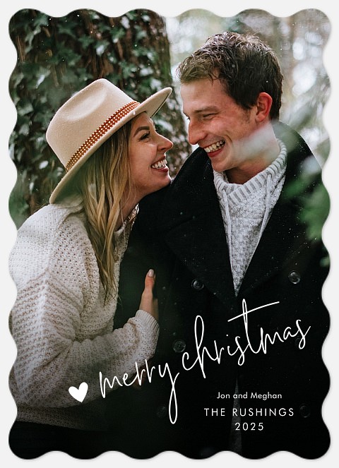 Christmas List Holiday Photo Cards