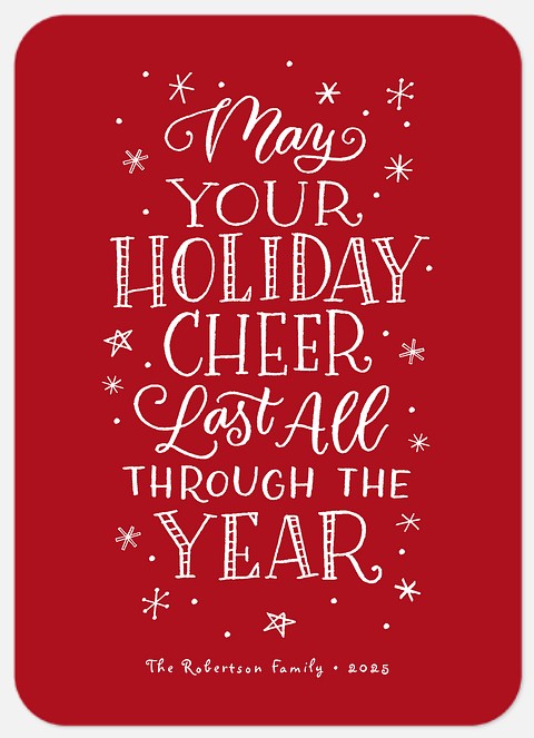 Lasting Holiday Cheer Holiday Photo Cards
