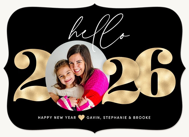 Big Year Personalized Holiday Cards