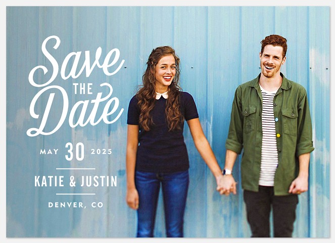 Wanderlust Save the Date Photo Cards