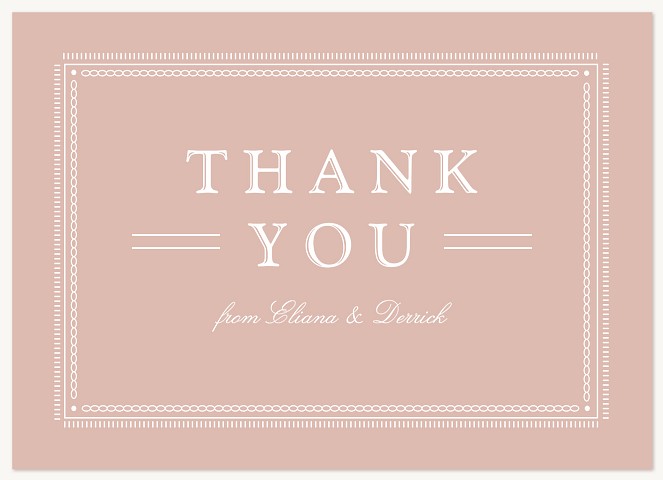 Classic Frame Thank You Cards 