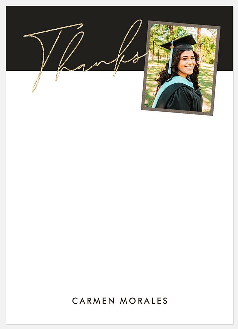 Thin Script Thank You Cards 