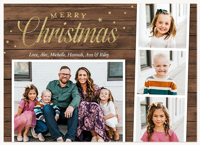 Country Twinkle Personalized Holiday Cards